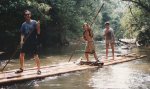 Bamboo rafting