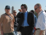 Calatrava visit on the construction site - January 26, 2005