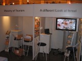 Landscapes of Israel presented in a stand titled \"Israel from a different look\"