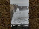 Watching the storm from Acre walls