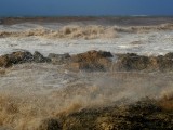 Stormy Ahziv Beach