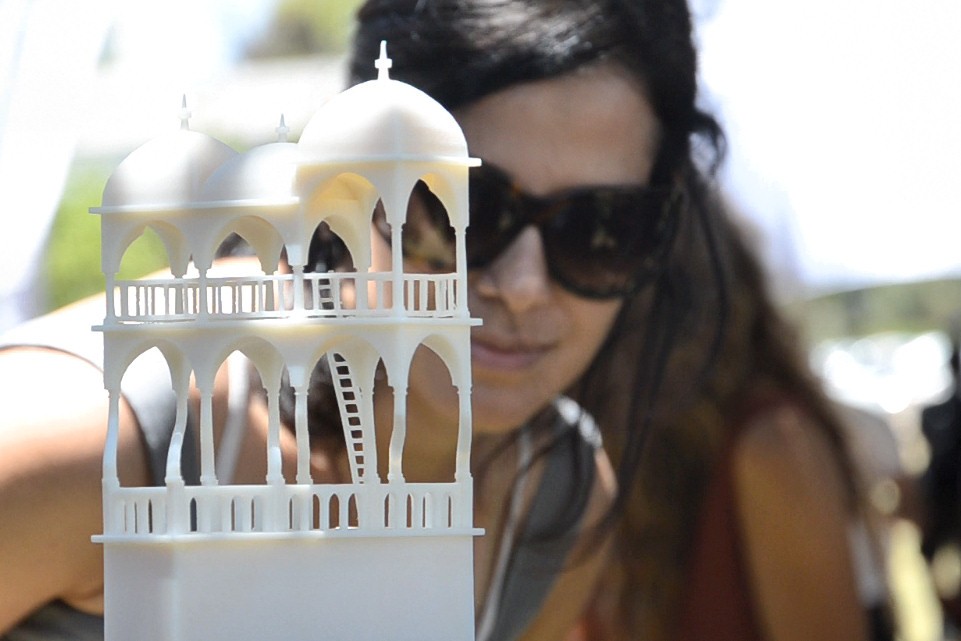 3D Polymer Belvedere inspected by Technion students