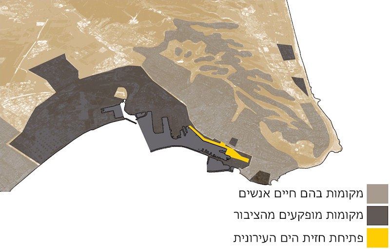 אזורי החוף של חיפה - רובם מופקעים מן הציבור