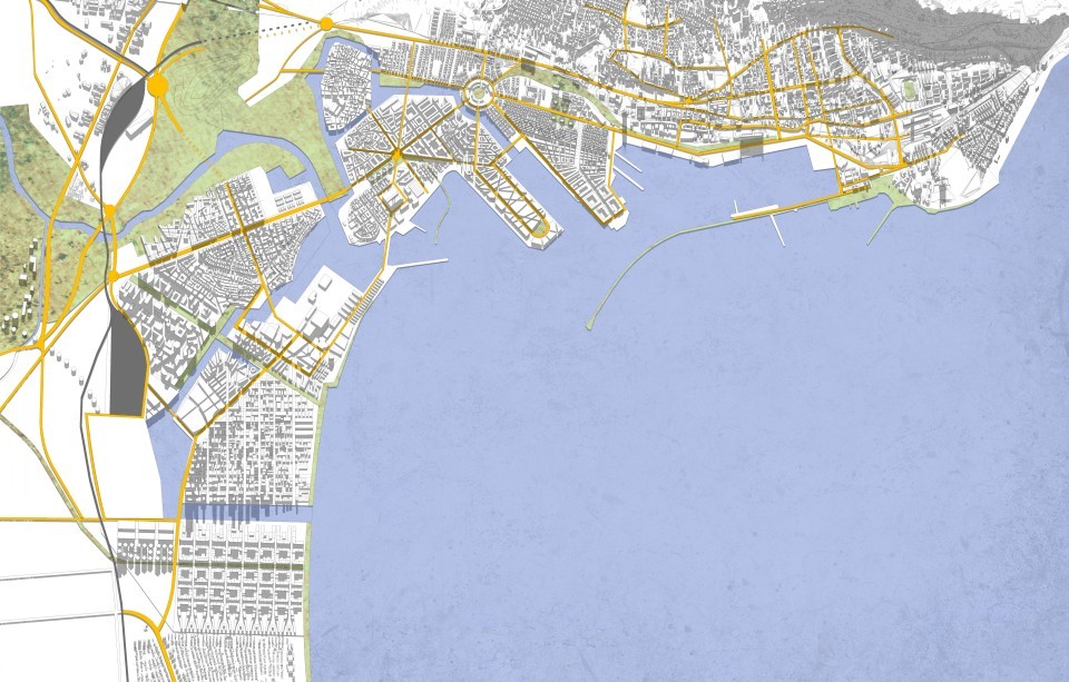 חיפה שחוברה לה יחדיו - תכנון בזמן ובמרחב למפרץ חיפה - תכנית מתוך מודל הסקצאפ