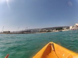 Haifa Kayaking Paddling - Return to the Quiet Beach