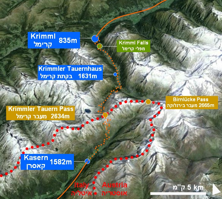 krimml-alpine-crossing-labeled-map-walk