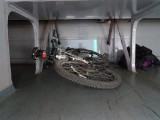 האופניים בתא המטען הגדול של אוטובוס אגד